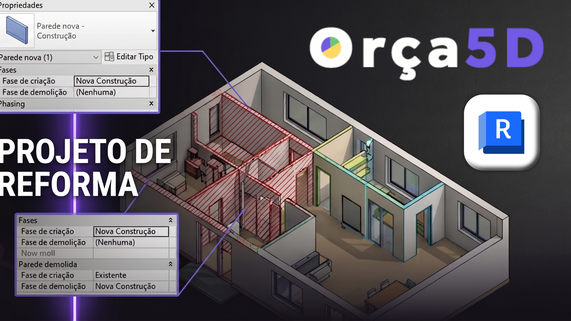 Curso básico - Projeto de reforma no Revit
